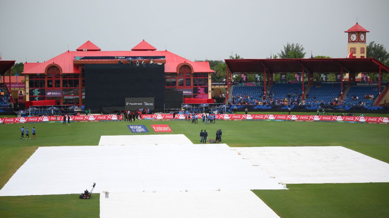 T20 World Cup 2024 Lauderhill washouts immediate questions over floor